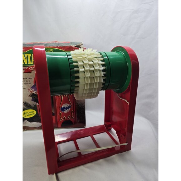 Vintage 1995 Noma Santa's Mail Box Christmas Cards Display 52 Cards In Motion - Picture 16 of 17